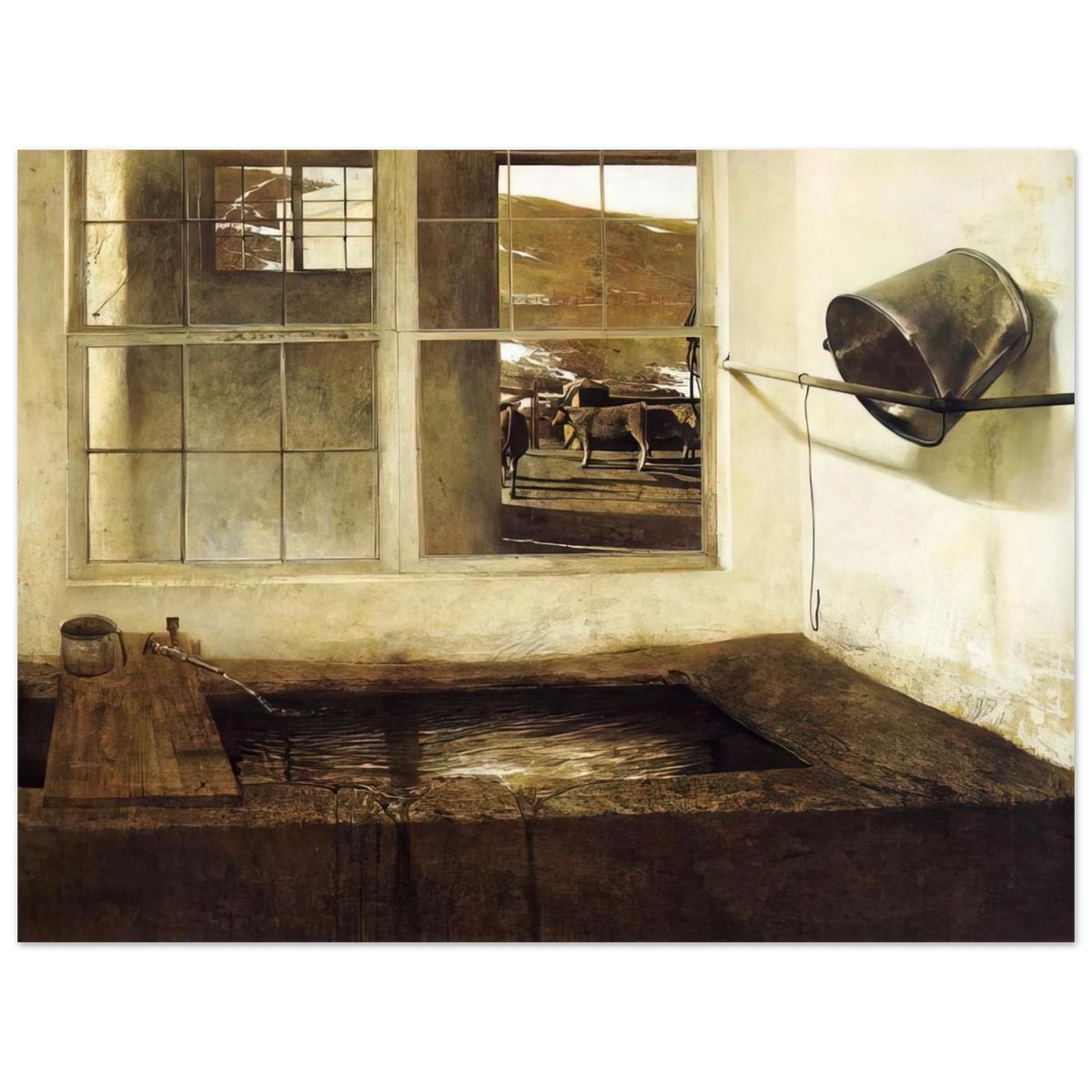 Spring Fed by Andrew Wyeth – art poster, view 2