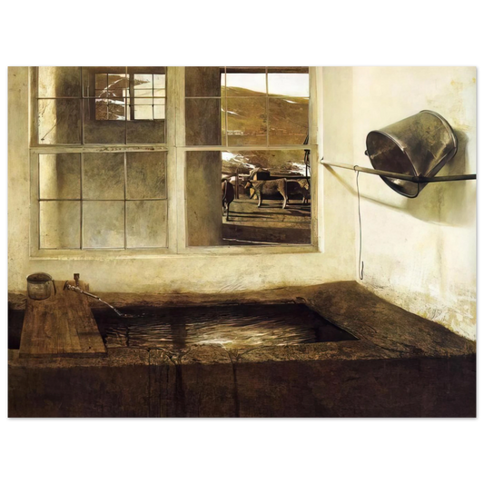 Spring Fed by Andrew Wyeth – art poster, view 2