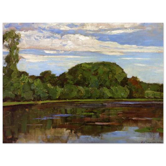 Geinrust Farm With Isolated Tree by Piet Mondrian – art poster, view 2