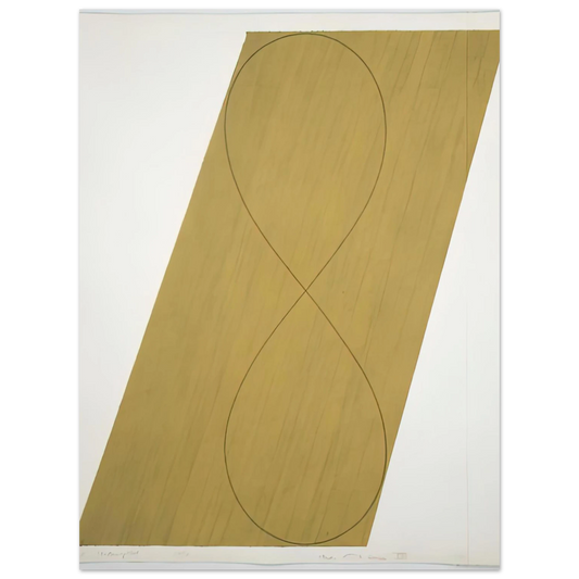 Study Attic Series VIII by Robert Mangold (1990) – art poster, view 2