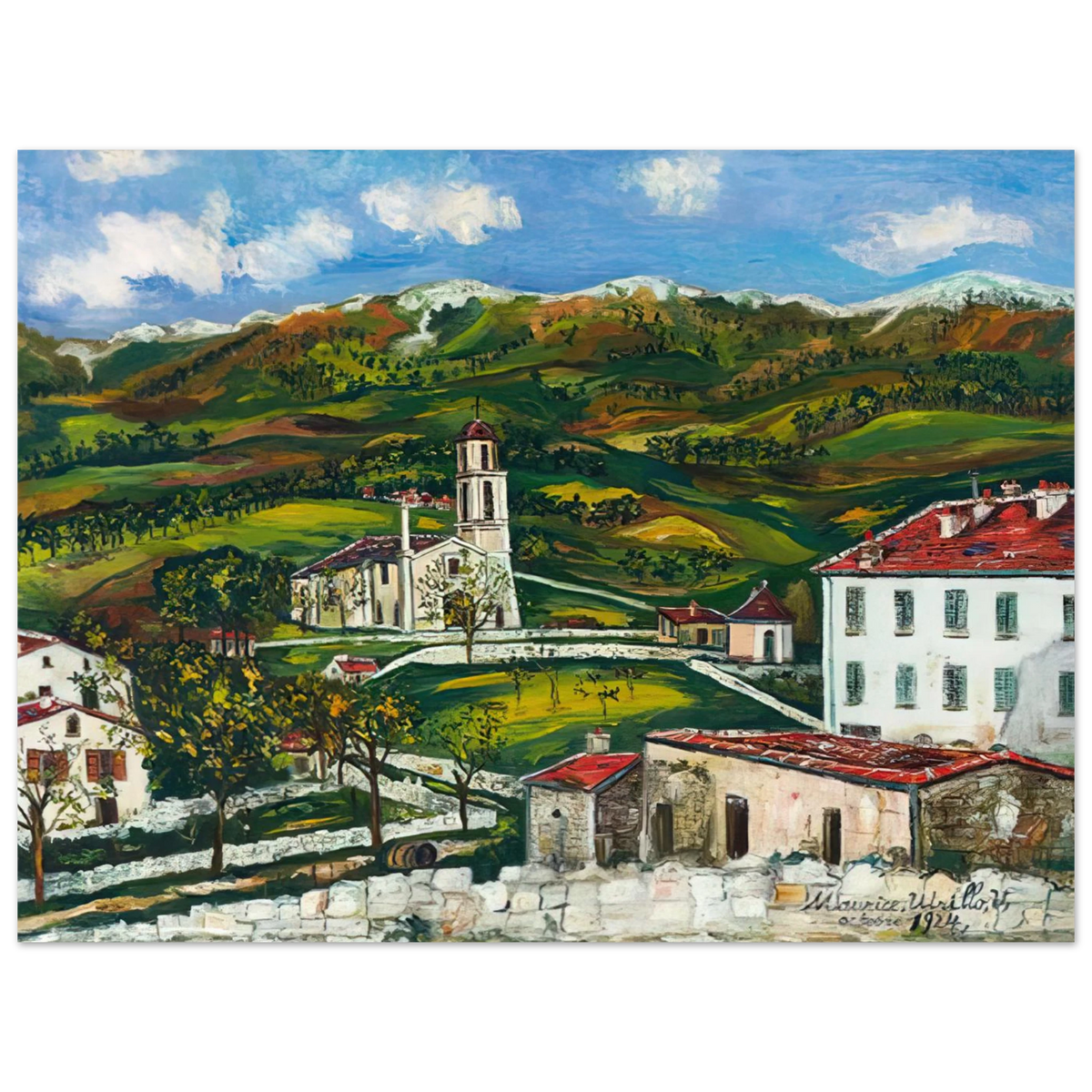 Untitled by Maurice Utrillo – art poster