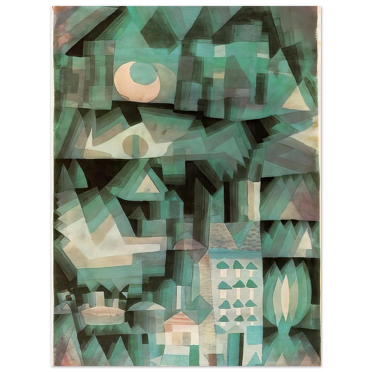 Dream City by Paul Klee (1921) – art poster, view 2