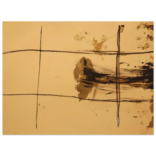 Carrés by Antoni Tapies (1967) – art poster