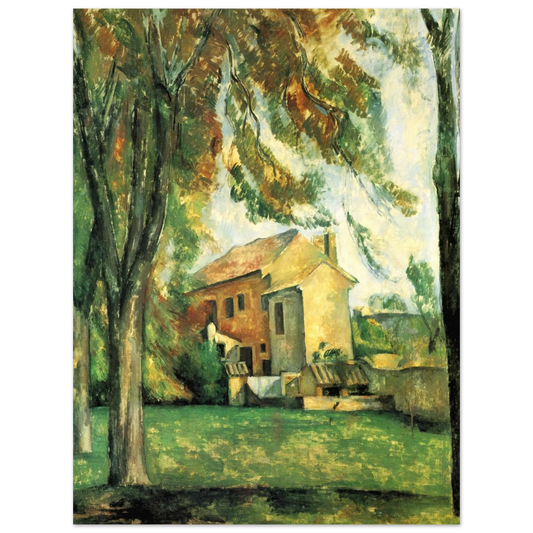 The Pond Of The Jas De Bouffan by Paul Cézanne – art poster, view 2