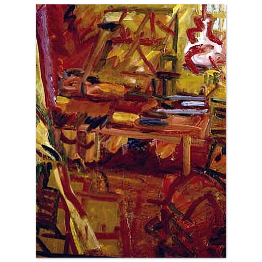 In The Studio by Frank Auerbach – art poster