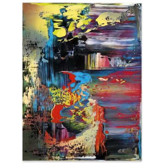 Abstract Picture 1 by Gerhard Richter – art poster