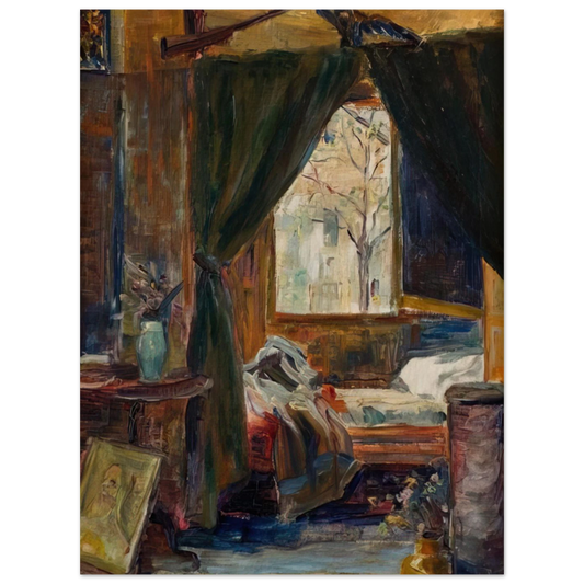 Interior Of The Atelier De Auteuil by Tarsila do Amaral – art poster, view 2