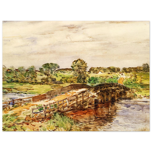 Bridge At Old Lyme 02 by Childe Hassam – art poster, view 2
