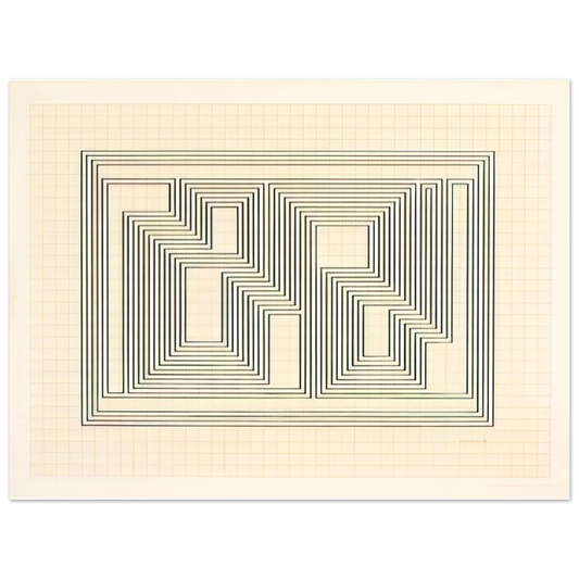 Graphic Tectonic by Josef Albers (1941) – art poster