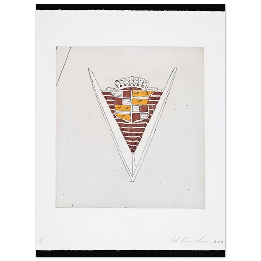 Cadillac Motor City Series by Edward Ruscha (2009) – art poster