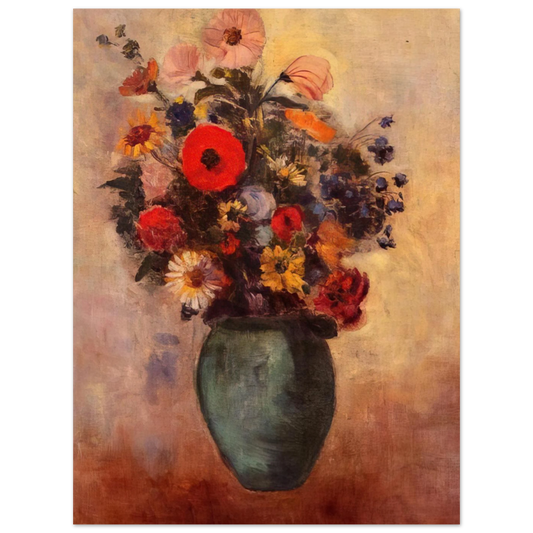 Vase Of Flowers 3 by Odilon Redon – art poster, view 2