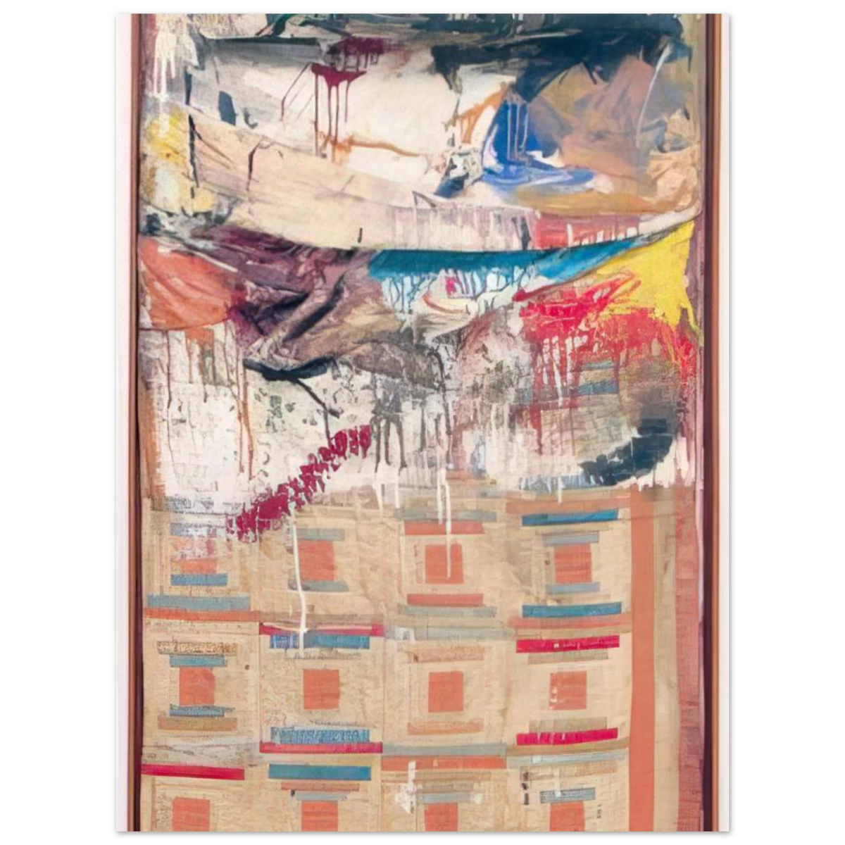 Bed by Robert Rauschenberg – art poster, view 2