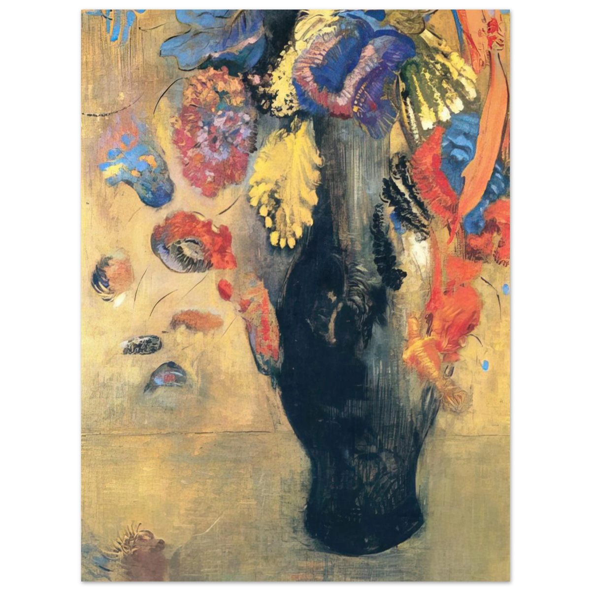 Flowers by Odilon Redon – art poster