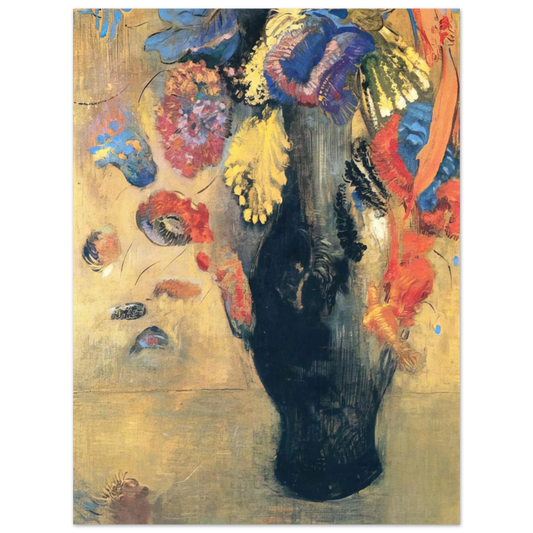 Flowers by Odilon Redon – art poster