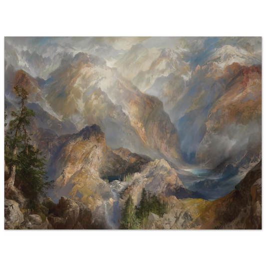 Morning In The Sierras by Thomas Moran – art poster