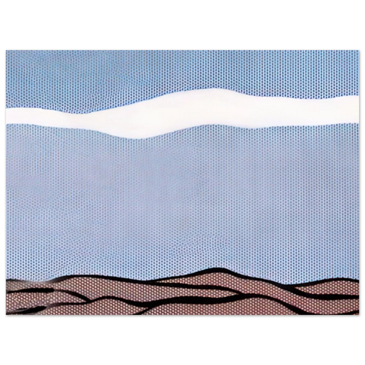 Landscape by Roy Lichtenstein (1964) – art poster, view 2