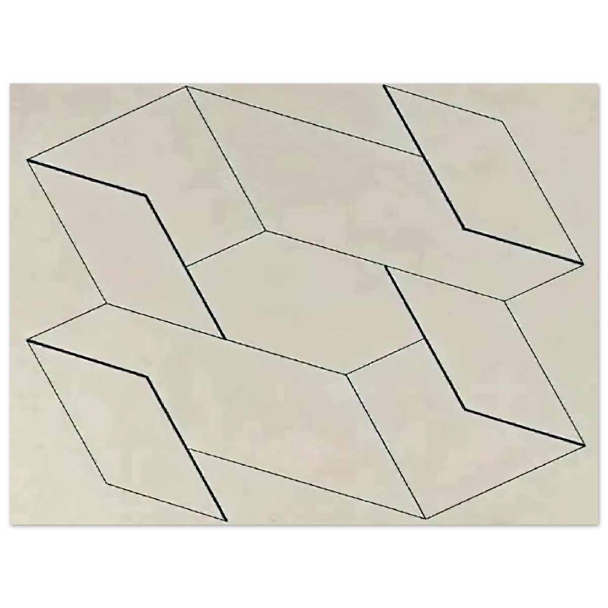 Structural Constellation 0 by Josef Albers (1955) – art poster, view 2