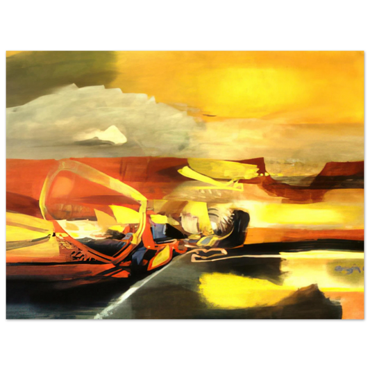 Agua Cálida by Alejandro Obregon (1962) – art poster, view 2