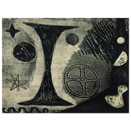 The Big I by Alexander Calder (1944) – art poster, view 2