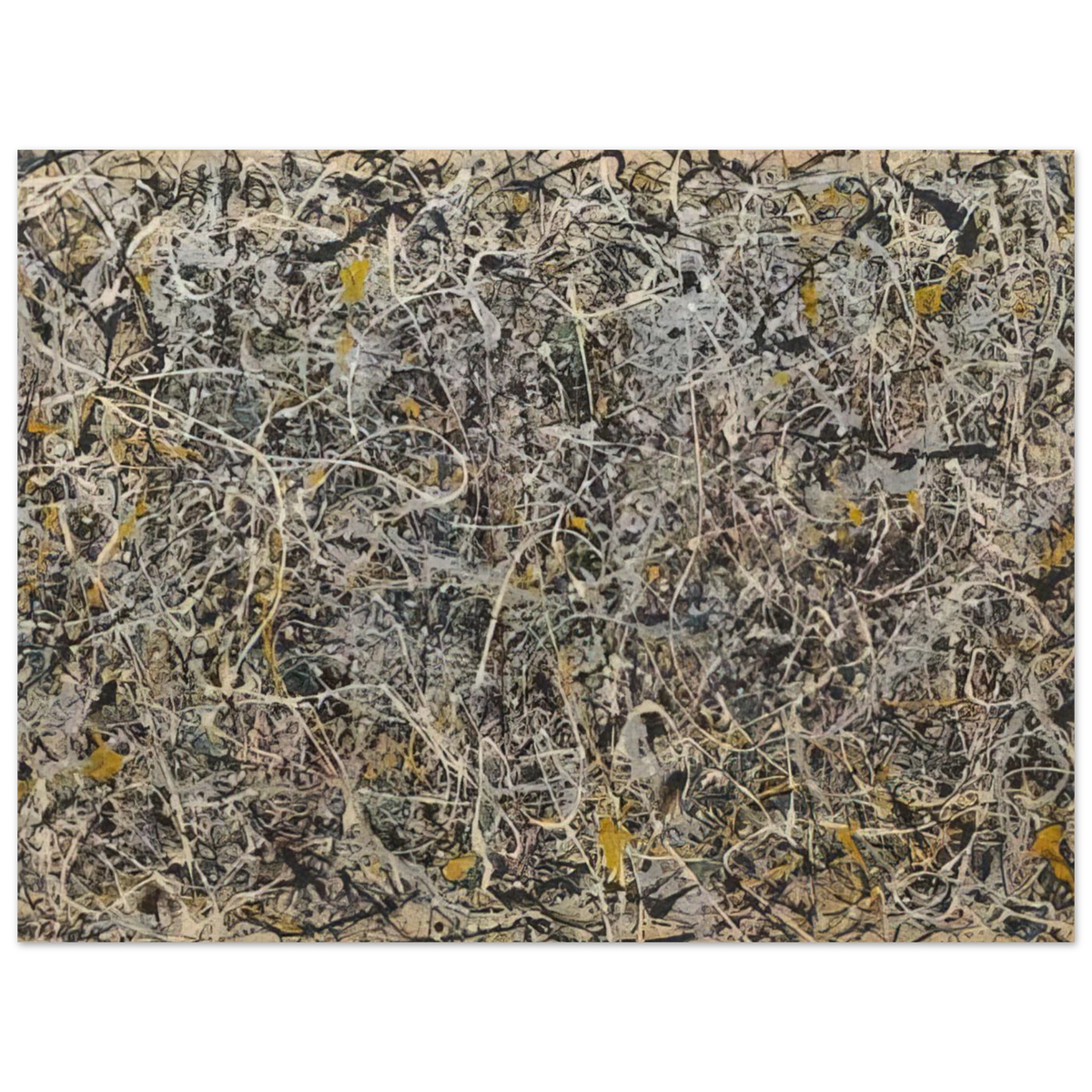 Number 1 by Jackson Pollock – art poster, view 2