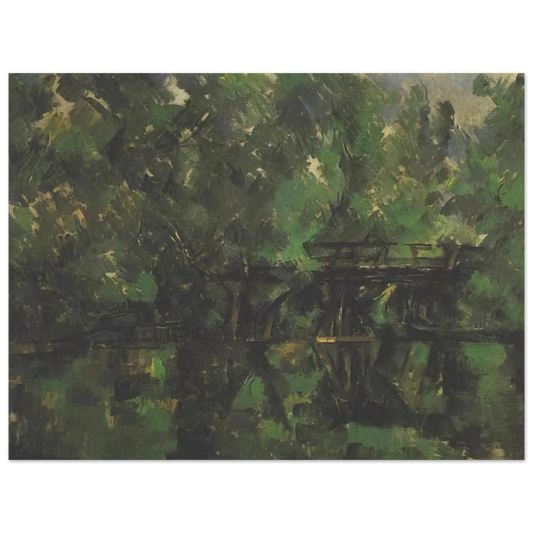 Bridge Over The Pond by Paul Cézanne – art poster, view 2