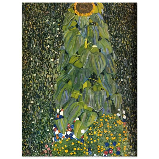 The Sunflower by Gustav Klimt (1907) – art poster