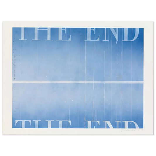 The End 40 by Edward Ruscha (2003) – art poster, view 2