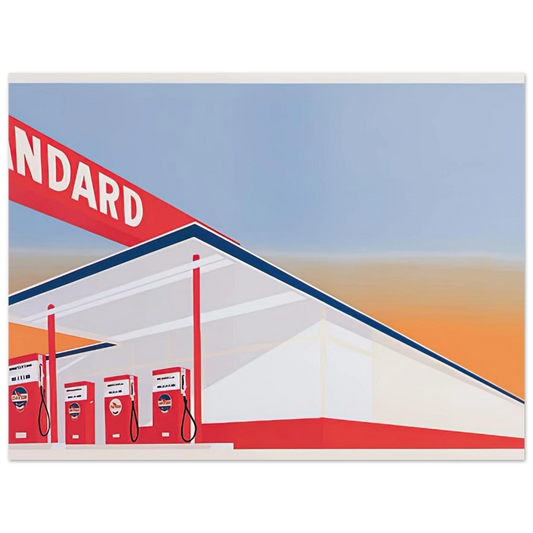 Standard Station by Edward Ruscha (1966) – art poster