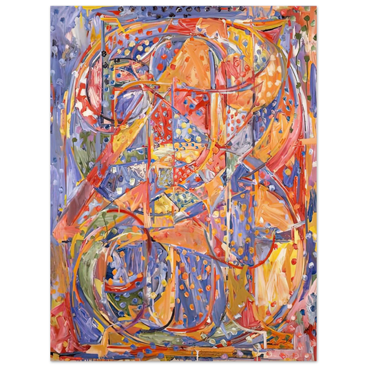 0 Through 9 by Jasper Johns – art poster