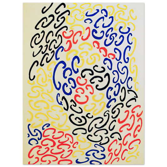 Composition 10 by Sonia Delaunay – art poster, view 2