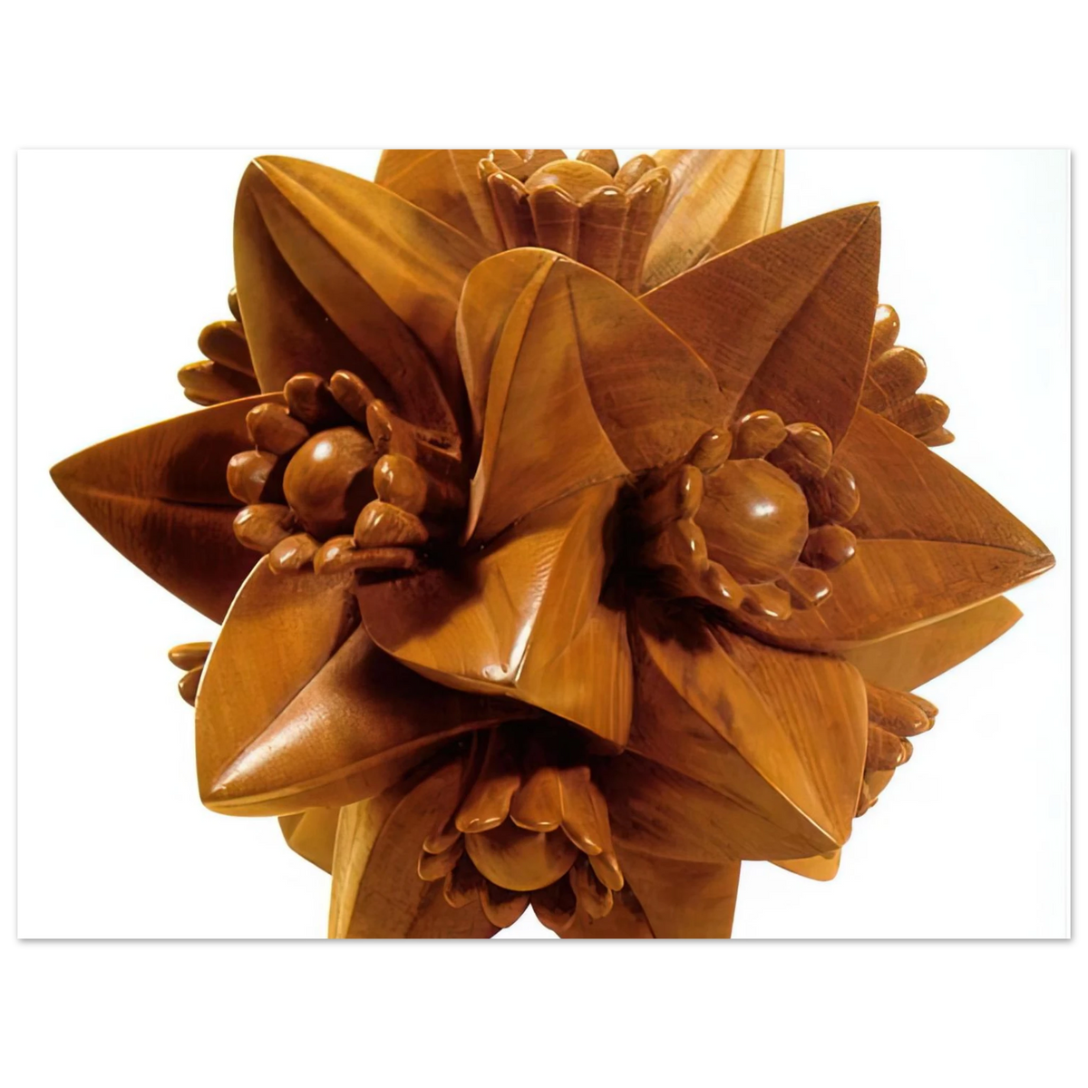 Polyhedron With Flowers by M.C. Escher – art poster, view 2