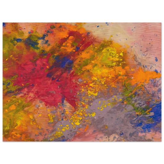 Red Linger by Sam Gilliam – art poster
