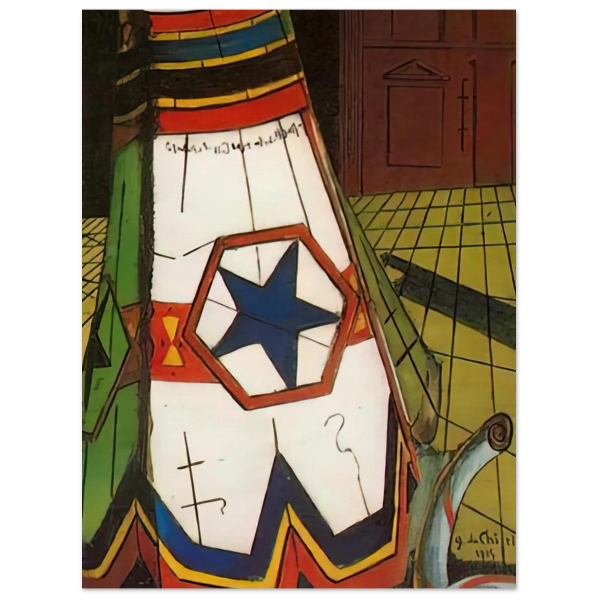 Playthings Of The Prince by Giorgio de Chirico (1915) – art poster, view 2