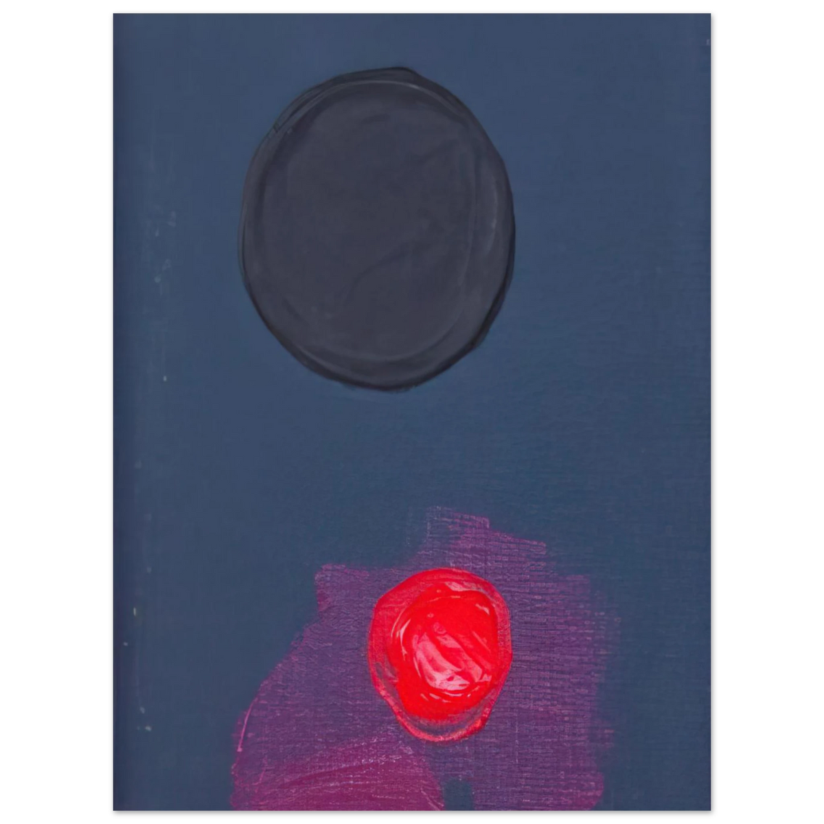 Bas by Luis Feito (1974) – art poster, view 2