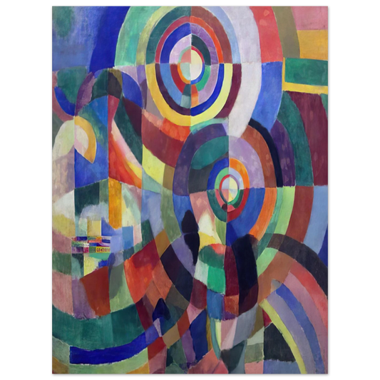Electric Prisms 1 by Sonia Delaunay – art poster