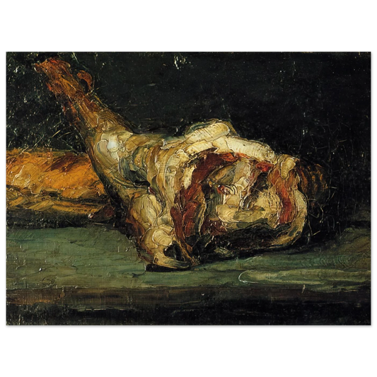 Still Life Bread And Leg Of Lamb by Paul Cézanne – art poster, view 2
