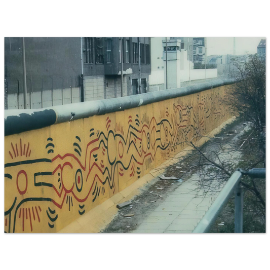 Berlin Mural by Keith Haring (1986) – art poster