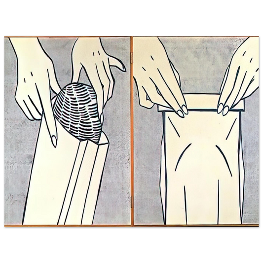 Bread In Bag by Roy Lichtenstein (1961) – art poster