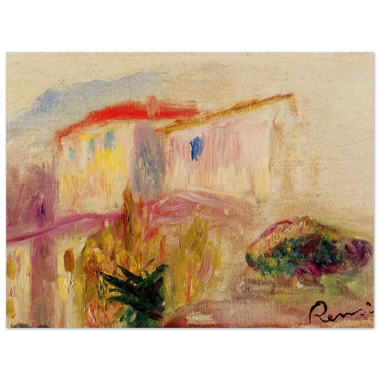 Le Poste At Cagnes (study) by Pierre-Auguste Renoir – art poster
