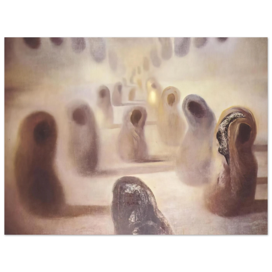 Desoxyribonucleic Acid Arabs by Salvador Dali – art poster