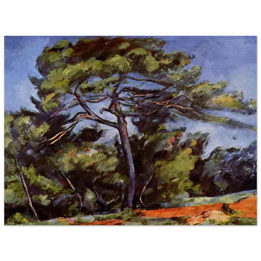 The Great Pine by Paul Cézanne – art poster, view 2