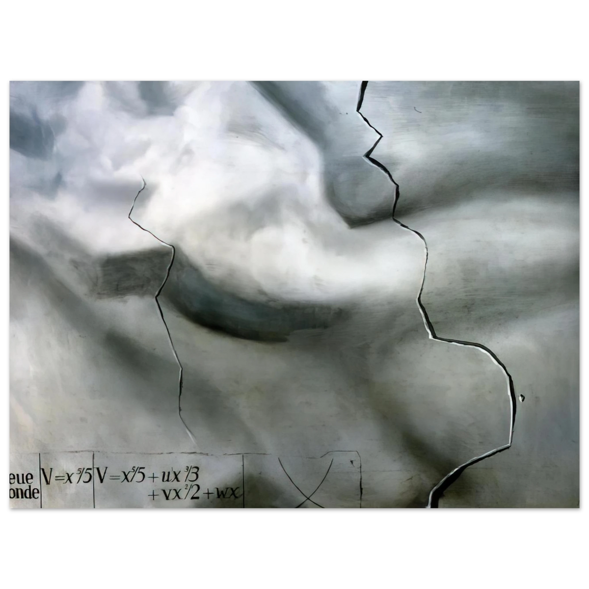 Topological Abduction Of Europe Homage To Rene Thom by Salvador Dali – art poster