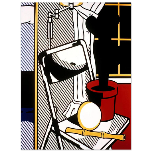 Interior With Cactus by Roy Lichtenstein (1978) – art poster