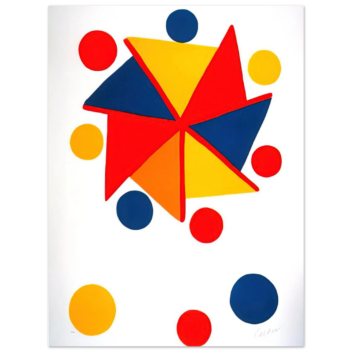 Untitled by Alexander Calder (1970) – art poster, view 2