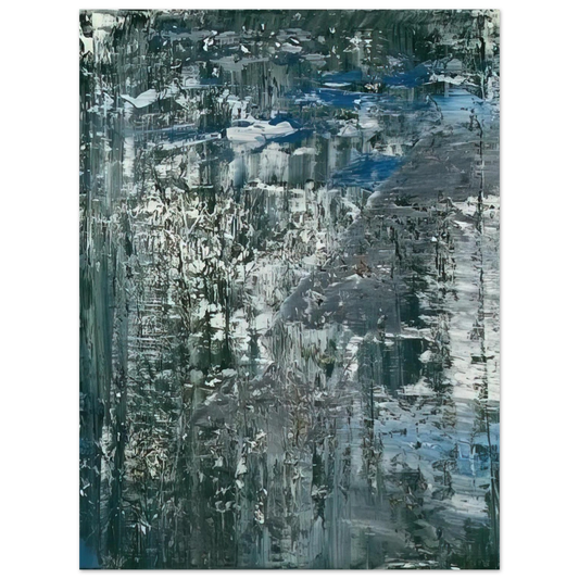 Ice 4 by Gerhard Richter – art poster
