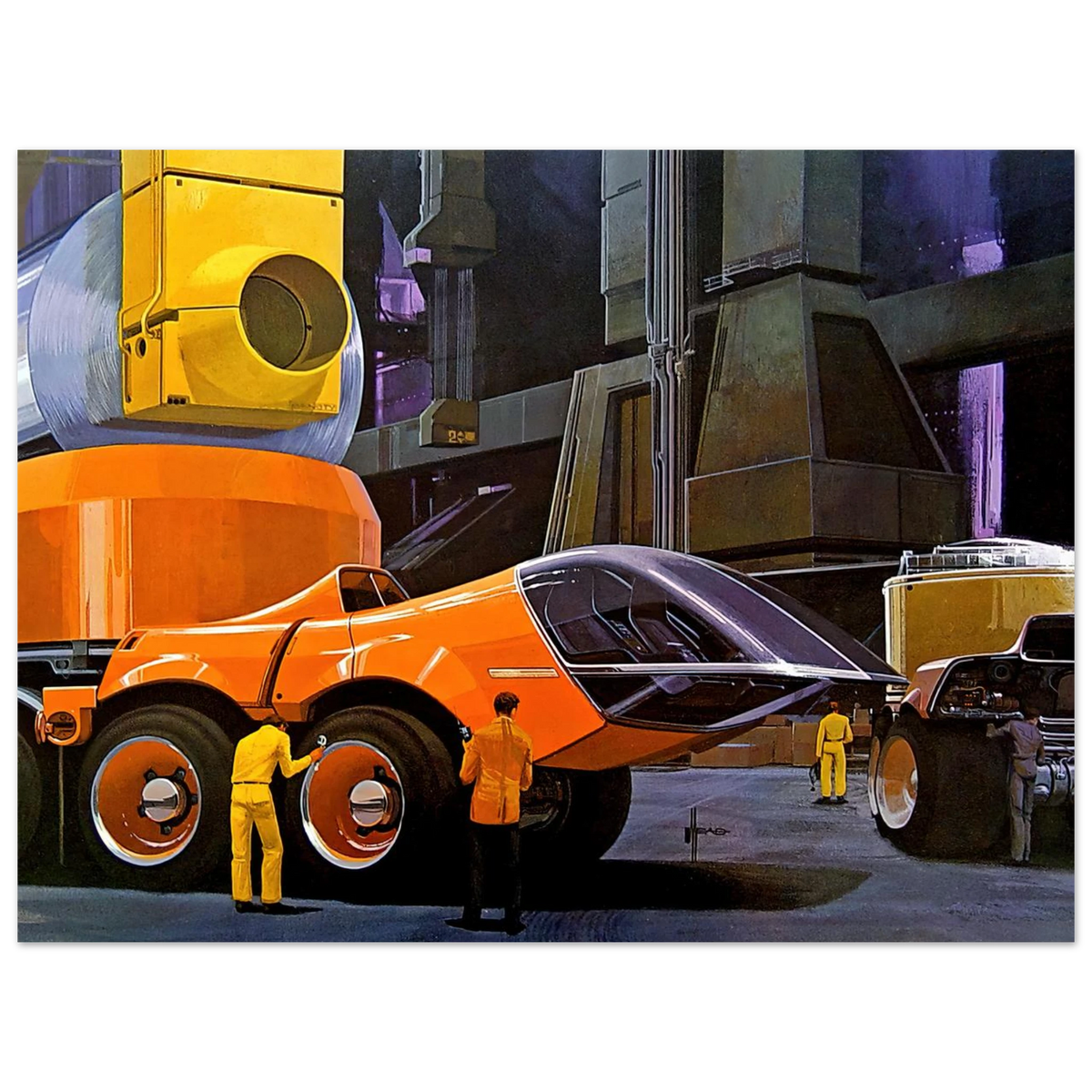 Untitled Artwork No. 3 by Syd Mead – art poster, view 2