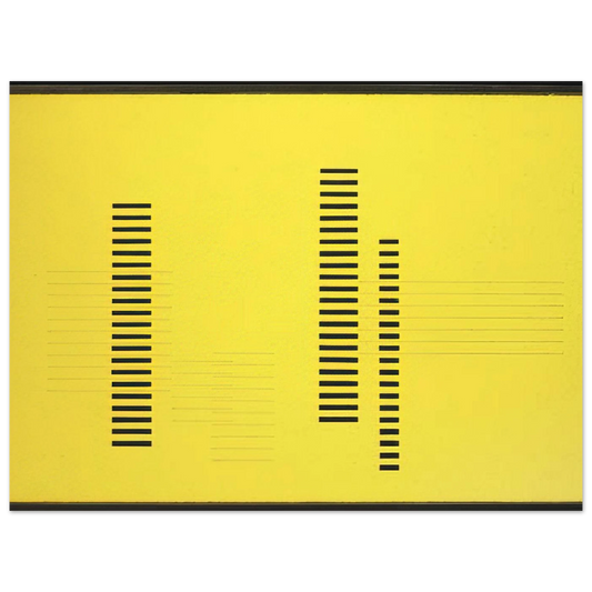 Skyscrapers On Transparent Yellow by Josef Albers (1929) – art poster, view 2