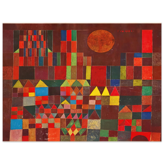 Castle And Sun by Paul Klee (1928) – art poster, view 2