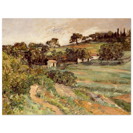Landscape In Provence by Paul Cézanne – art poster