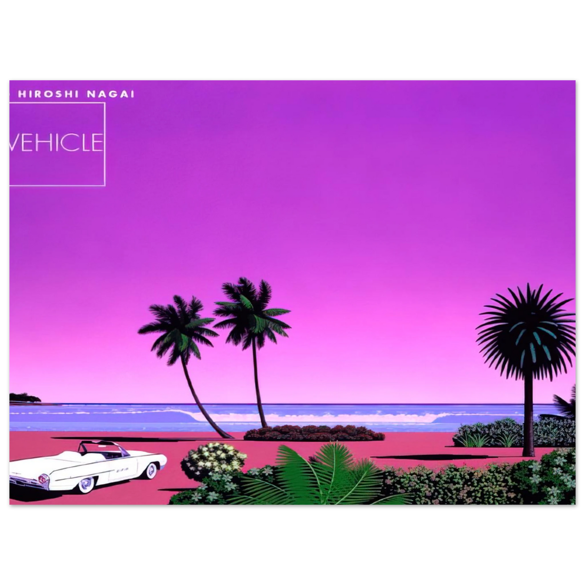 Vintage Car No. 3 by Hiroshi Nagai – art poster